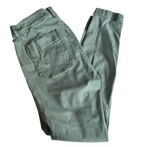 J Crew Women’s classic chino pants in olive green SZ 30